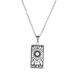Tarot Pendant Necklace For Women Niche Design Titanium Steel Necklace Color Preserving Electroplated Necklace Clavicle Chain_ipsvogv.com
