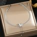 Advanced Fashion Titanium Steel Butterfly Tassel Women Net Red Ins Luxury Blade Chain Bracelet_ipsvogv.com