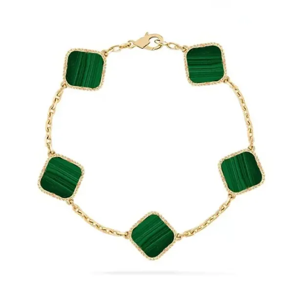 Designer Bracelets Van Bracelet Four Leaf Clover Gold Love Bangle Pendant Sparkg Crystal Dia For Women&girl_ipsvogv.com