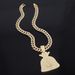 Unisex Alloy Necklace Men And Women's Trendy Big Purse Pendant Hip Hop Personality Fashion Rap Diamond Pendant_ipsvogv.com