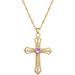 Zircon 【 】 Cross Light Luxury Charm Gorgeous Full Diamond Necklace Women's Versatile Clavicle Titanium Steel Chain 【 】_ipsvogv.com