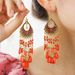 Women’s Jewelry Set Fashion Multi Layer Water Drop Rice Bead Tassel Earrings Retro Ethnic Style Personality Color Rice Bead Oil Drop Earrings_ipsvogv.com