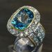 Cao Shi Luxurious Color Separation Zircon Ring, Women's Wedding Ring Gift, Head Accessories_ipsvogv.com