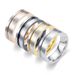 New Titanium Steel Frosted Two Tone For Men's Fashion Versatile Couple Ring_ipsvogv.com