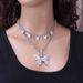 Creative New Product: Glass Rhinestone Multi-layer Necklace, Fashionable Accessory, Simple And Trendy Butterfly Necklace_ipsvogv.com