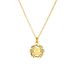 New 304 Stainless Steel Bear Gold Wreath Oiled Temperament Fashion Bear Female Necklace Set_ipsvogv.com
