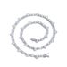 Women's Jewelry Mixed Tennis Chain Hip Hop Tennis Chain Stacked Heart Shaped Oval Splicing_ipsvogv.com