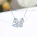 Fashion Cute Bow Pendant Necklace Earrings Brilliant Sterling Sier Bowknot Designer Necklaces sailormoon Choker Women_ipsvogv.com