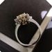 Cao Shi's New Brilliant Yellow Diamond Ring Set with Zircon Wedding Dinner Bridal Handwear Gift_ipsvogv.com