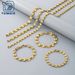 Simple High Grade Stainless Steel Pig Nose Coffee Bean Bracelet Necklace Chain Vacuum Gold Pig Nose Chain Set_ipsvogv.com