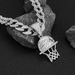 hot Selling Fashionable Diamond Inlaid Exquisite Hollow Basketball Frame Pendant Necklace Creative Sports Trend_ipsvogv.com