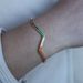 Women's Jewelry Multi Color V Shaped Zircon Bracelet Hip Hop Fashion Hip Hop Versatile Bracelet_ipsvogv.com