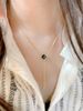 Necklace Women's 2023 New Light Luxury Unique Collarbone Chain With High Quality Black Neckchain And Titanium Steel Non_ipsvogv.com