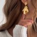 Unique Wrinkled Pendant High-end Geometric Exaggerated Earrings_ipsvogv.com