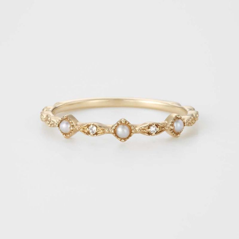Natural Freshwater Pearl Ring, Women's High End, Spring 2022, Same Style Light Luxury Living Ring_ipsvogv.com
