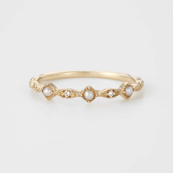 Natural Freshwater Pearl Ring, Women's High End, Spring 2022, Same Style Light Luxury Living Ring_ipsvogv.com