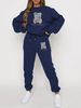 Women's Clothing Fashion Casual Digital Printed Flower Pants Suit Two Piece Suit_ipsvogv.com