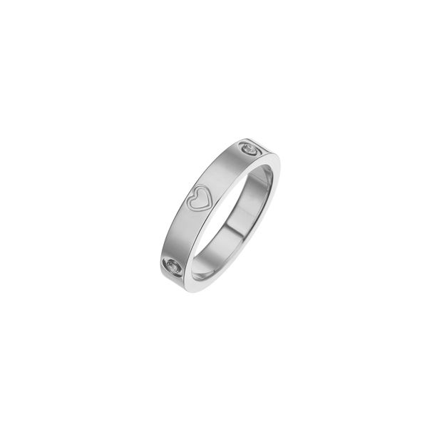 Women's Jewelry Jewelry Stainless Steel Diamond Heart Ring Popular Zircon Diamond Titanium Steel Ring_ipsvogv.com