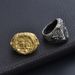 Men's Jewelry Stainless Steel Ring Portrait Pharaoh Anubis Mythical Beast Personality Jewelry Punk Style Ring_ipsvogv.com