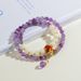 Natural Dreamy Amethyst White Bodhi New Chinese Style Dragon Turtle Female Bracelet, Cultural And Playful Online_ipsvogv.com