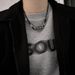 New Chinese Style Nine Eye Dzi Bead Necklace For Men And Women, Simple And Versatile, High End Ethnic Style, Niche Design, Adjustable Necklace_ipsvogv.com