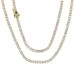 Fashion Basic 3mm Zircon Necklace Hip Hop Tennis Chain Trend_ipsvogv.com