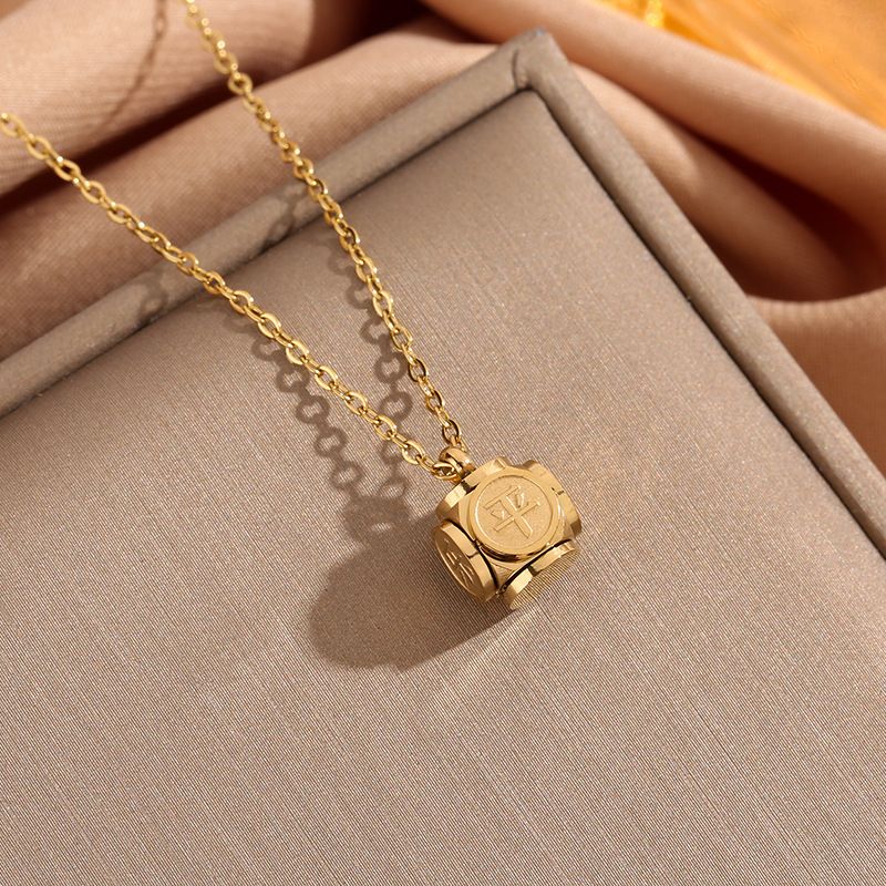 Necklace With Safe Joyful Temperament, Light Luxury Exquisite Titanium Steel New Style, Versatile And Fashionable For_ipsvogv.com