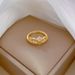 【 Real Gold 】 Crown Thread Sky Wedding Adjustable Opening, Simple Handmade Ring, Couple's Pair Ring_ipsvogv.com