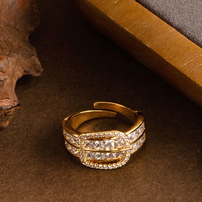 Internet Celebrity Live Streaming The Same Fashionable Diamond Inlaid Zircon Open For Women, With A Light Luxury, Niche,_ipsvogv.com