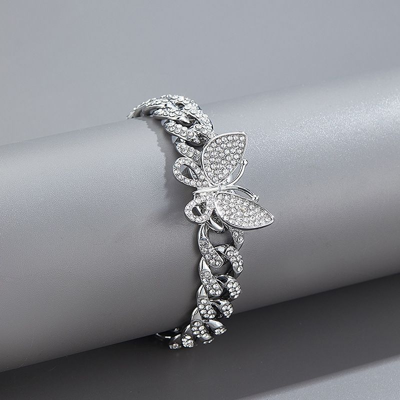 Fashion hot style cool ins style butterfly simple versatile necklace niche hip hop hiphop necklace_ipsvogv.com