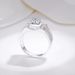 S925 Silver Moissanite Men's Ring Luxury Frosted H Men's Diamond Ring High Carbon Diamond Men's Ring Empty Ring_ipsvogv.com