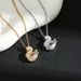 Stainless Steel Gold Plated Fashion Cute Crystal Swan Pendant Necklace For Women Princess Birthday Party Jewelry Gifts_ipsvogv.com