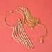 Popular accessories, long tassel daily wear earrings, women's clothing accessories_ipsvogv.com