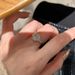 Handheld Flower New Pigeon Exquisite Niche Light Luxury Index Finger High-end Zircon Fashion Temperament Ring Girlfriend_ipsvogv.com