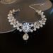 Baroque Pearl Necklace Women' Exaggerated Heavy Duty Zircon Evening Dre Birthday Bridal Sweater Neck Chain_ipsvogv.com