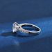 New Six Claw Diamond Ring 2 Carats Moissanite Ring Princess Luxury Wedding Female Ring_ipsvogv.com
