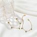 Women's Jewelry Malachite Necklace Simple Clavicle Chain New Titanium Steel Non Fading Necklace Jewelry_ipsvogv.com