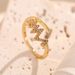 Internet Celebrity's New Personalized Irregular Geometric Zircon Lightning Real Gold Electroplated Electrocardiogram_ipsvogv.com