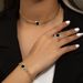 Luxurious Shiny Square Ferroalloy Plating Inlay Rhinestones 14k Gold Plated Women's Rings Bracelets Necklace_ipsvogv.com