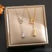 Copper Plated Genuine Gold Pendant With Micro Inlaid Hollow Gourd Tassel Necklace, Exquisite Light Luxury Sparkling_ipsvogv.com