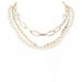 Retro Alloy Cross Chain Necklace Cross Border Sweet Style Special Shaped Pearl Necklace For Women_ipsvogv.com