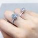 American Mosan Diamond Platinum Pure Silver Luxury Set Six Claw Ring Women's Ice and Snow Emperor_ipsvogv.com