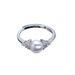 S925 Silver Women's Pearl Ring 6 7mm Round Bright Natural Freshwater Pearl Ring_ipsvogv.com