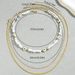2024 style new three piece set for female niche, inlaid with pearl and heart design, long collarbone chain necklace_ipsvogv.com