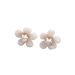 Simple fresh Japanese Korean style women's with a niche and high-end feel, flower design, diamond inlaid series_ipsvogv.com
