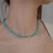 Turquoise Broken Silver Necklace For Women Autumn And Winter Does Not Fade All Match High End Niche Beaded Clavicle Necklace Jewelry_ipsvogv.com