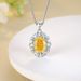 Light luxury full S sterling silver necklace for women with Chinese red high carbon diamond 8A ice flower zircon_ipsvogv.com