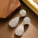 Fashionable Diamond Inlaid Zircon Water Droplet Pendant With Exaggerated Feminine Temperament And High-end Silver Needle_ipsvogv.com