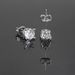 Unisex claw single zircon earrings for women, round single diamond earrings, hot selling earrings_ipsvogv.com