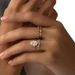 Fashio Luxury Classic Diamod Studded Weddig Wome's Rig Loop Stacked With Couple Gift Hadmade_ipsvogv.com